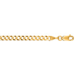 Load image into Gallery viewer, CC100 - 14K Gold 3.6mm Comfort Curb Chain
