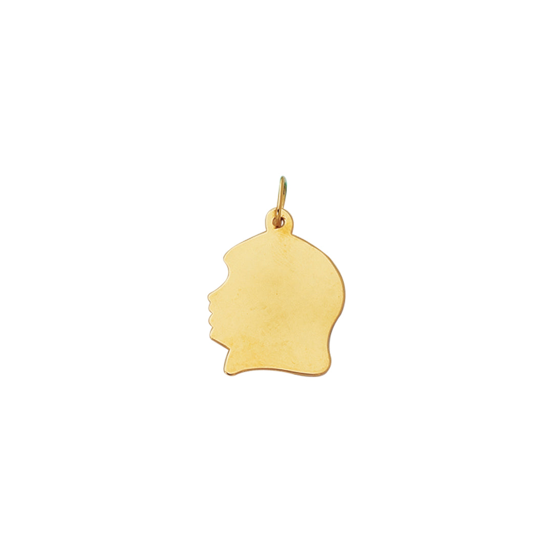 CH302 - 14K Gold Medium Girl Charm