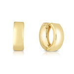 Load image into Gallery viewer, ER2040 - 14K Gold Polished Huggie Earrings
