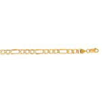 Load image into Gallery viewer, LFIG120 - 14K Gold 5.6mm Lite Figaro Chain
