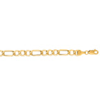 Load image into Gallery viewer, LFIG140 - 14K Gold 6.6mm Lite Figaro Chain
