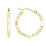 Load image into Gallery viewer, LT268 - 14K Gold 2x20mm Hoops
