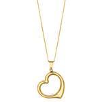 Load image into Gallery viewer, PD1031 - 14K Gold Polished Heart Necklace
