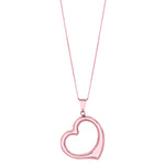 Load image into Gallery viewer, PD1033 - 14K Gold Polished Heart Necklace
