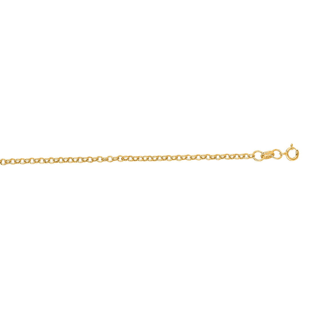 R080 - 14K Gold 1.9mm Lite Rolo Chain