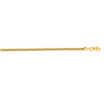 Load image into Gallery viewer, RBX150 - 14K Gold 3.4mm 24&quot; Lite Round Box Chain 

