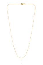 Load image into Gallery viewer, SET2566 - 14K Gold .06ct Diamond Bar Necklace
