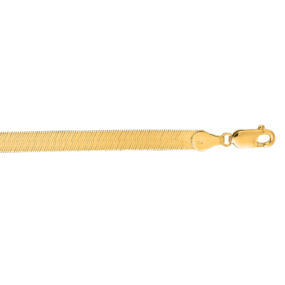 SF050 - 14K Gold 5mm Imperial Herringbone Chain