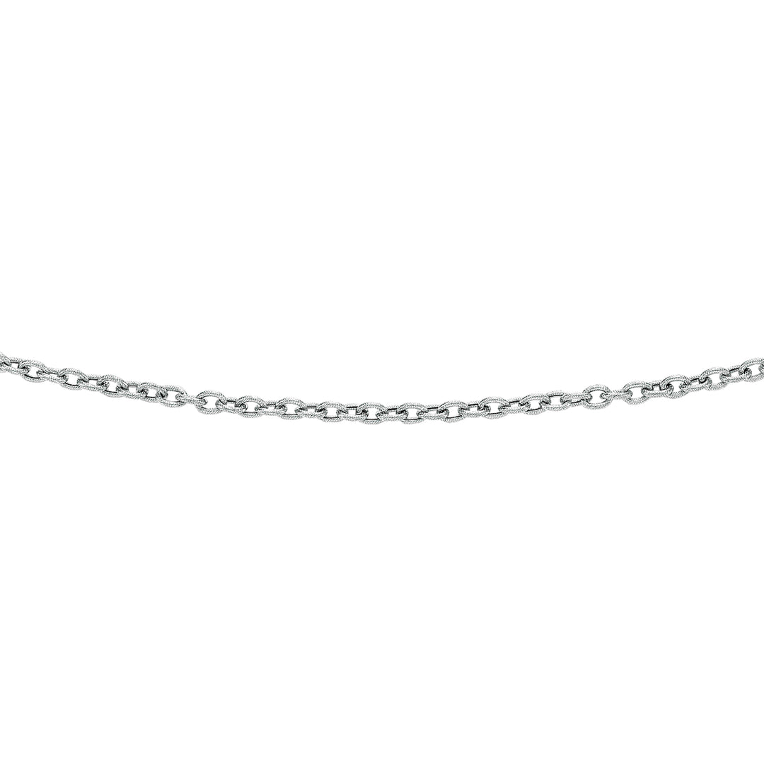 WLK157 - 14K Gold 2.9mm Textured Cable Chain
