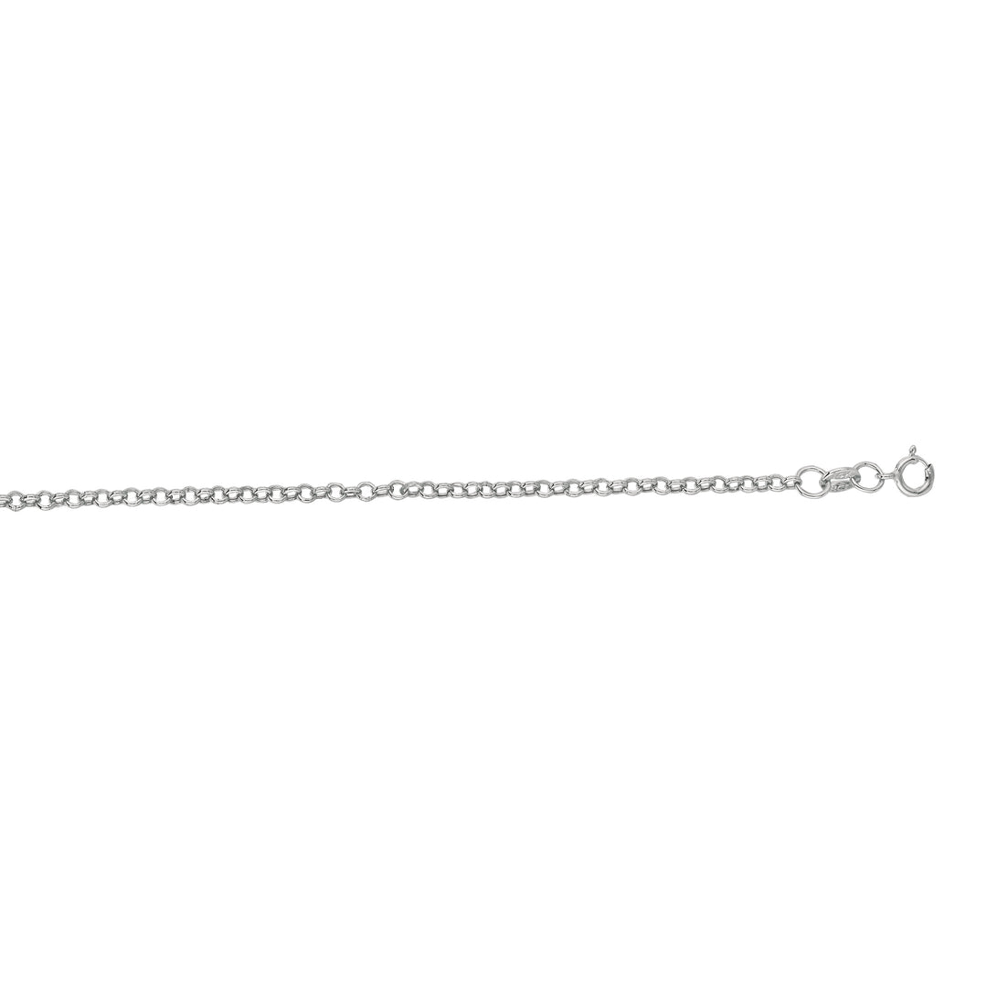 WR080 - 14K Gold 1.9mm Lite Rolo Chain